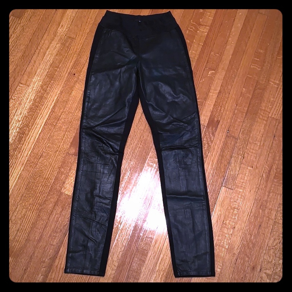 NWOT Paige Paloma Leather Leggings